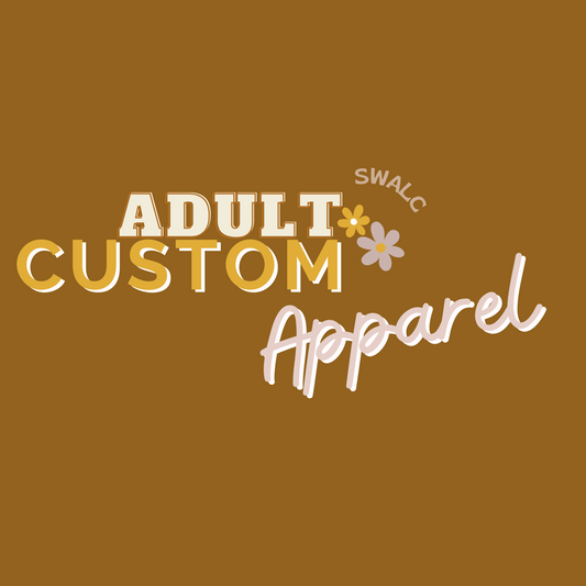 Adult custom apparel